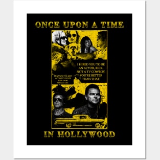 once upon a time in hollywood grunge Posters and Art